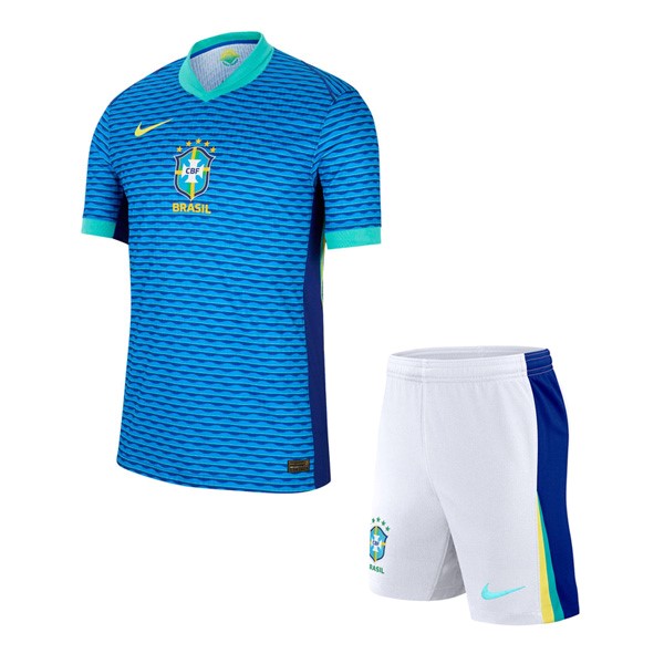 Camiseta Brasil Replica Segunda Ropa Niño 2024